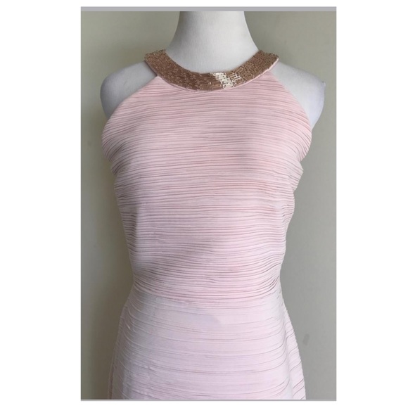 Carmen Marc Valvo Open Back Ruched Gown - Picture 8 of 12